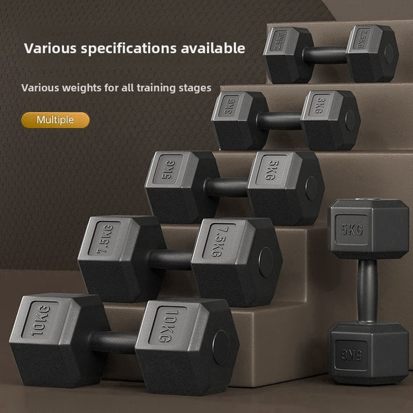 Hexagonal Fitness Dumbbells